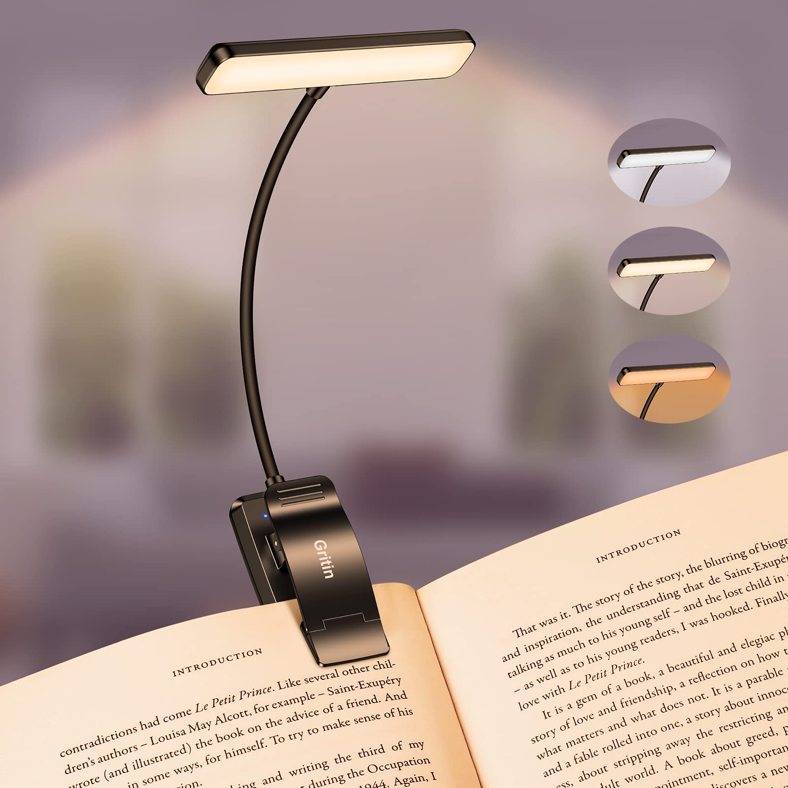 Luz LED de lectura USB